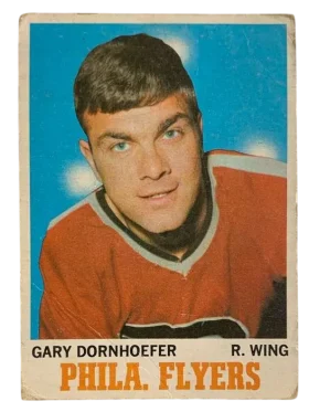 85 Gary Dornhoefer 1970 71 Topps from Front Pr
