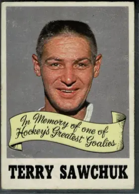 231 Terry Sawchuk 1970 O Pee Chee Front from Vg 1