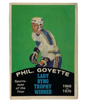 251 Phil Goyette 1970 71 O Pee Chee from Front Pr