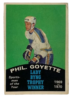 251 Phil Goyette 1970 71 O Pee Chee from Front Pr