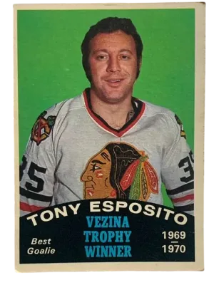 250 Tony Esposito 1970 71 Front