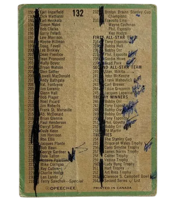 120 Pat Quinn 1970 71 O Pee Chee from Back 3