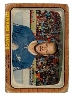 17 Edward Shack 1966 67 from Topps Front