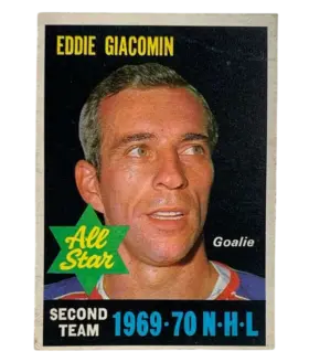 244a Eddie Giacomin 1970 71 O Pee Chee from Vg Front