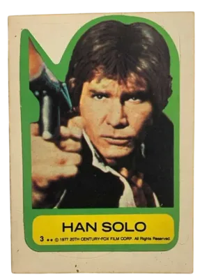 Han Solo   Star Wars Sticker Front