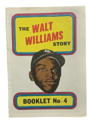 Walt Williams 1970 Booklet Front