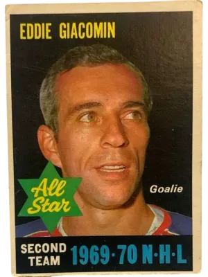 Eddie Giacomin 1970 71 Front