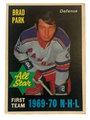 Brad Park 1970 71 Front