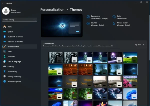 Hp Desktop Theme Hpd