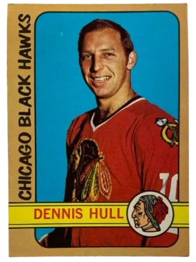 164 Dennis Hull 1972 73 from Topps Front
