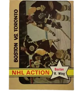 1972-73 O-Pee-Chee Ken Hodge #169 In Action Boston Bruins