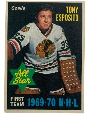 234a Tony Esposito 1970 71 O Pee Chee from Mint Front