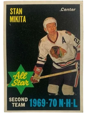 240a Stan Mikita 1970 71 O Pee Chee from Mint Front