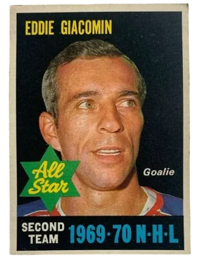 244a Eddie Giacomin 1970 71 O Pee Chee from Mint Front