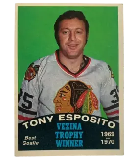 250 Tony Esposito 1970 71 O Pee Chee from Mint Front