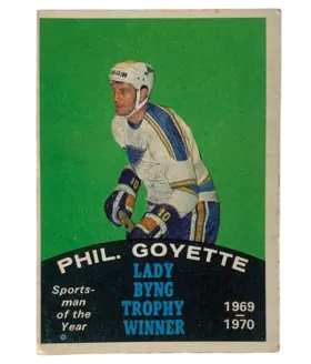 251 Phil Goyette 1970 71 O Pee Chee from Front Vg