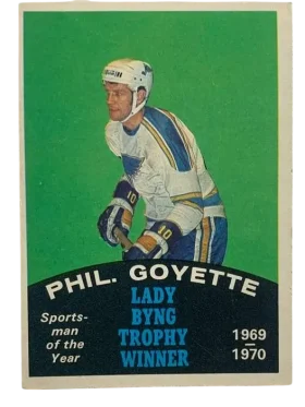 251 Phil Goyette 1970 71 O Pee Chee from Mint Front