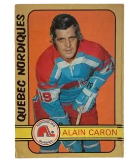 324 Alain Caron 1972 73 O Pee Chee from Front Vg