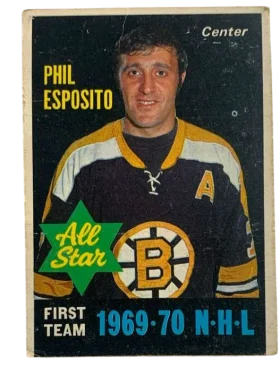 Black Bottom 237a Phil Esposito 1970 71 O Pee from Chee Front