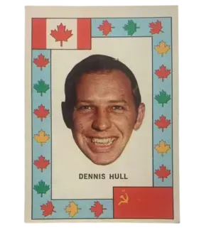 Nno Dennis Hull 1972 73 O Pee Chee Pee Chee Team from Canada Front