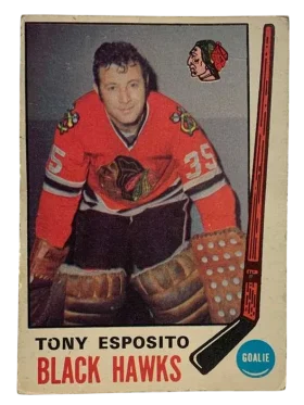 138 Tony Esposito Rookie 1969 70 O Pee from Chee Front