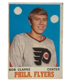 195 Bob Clarke Excellent 1970 71 O Pee from Chee Front