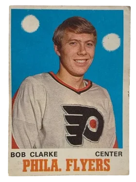 195 Bob Clarke Excellent 1970 71 O Pee from Chee Front