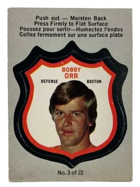 3 Bobby Orr 1972 73 O Pee Chee Pee Chee Player from Crests Front