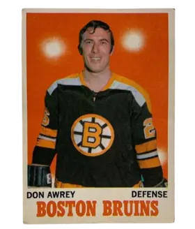 4 Don Awrey 1970 71 from Topps Front