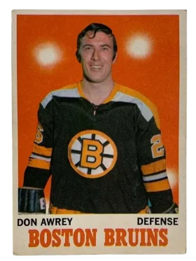 4 Don Awrey 1970 71 from Topps Front