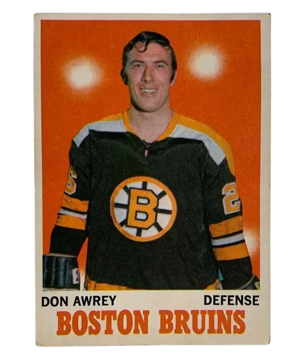 4 Don Awrey 1970 71 from Topps Front