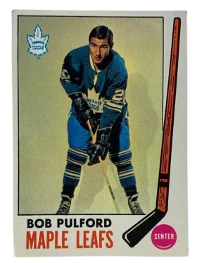 53 Bob Pulford 1969 70 from Topps Front
