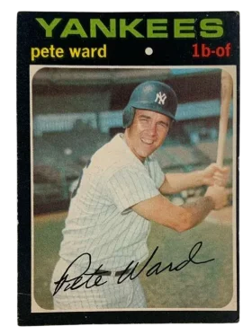 667 Pete Ward 1971 from Topps Front