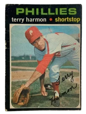682 Terry Harmon 1971 from Topps Front