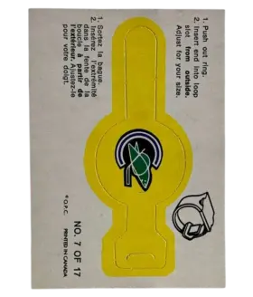 7 California Seals 1973 74 O Pee Chee Pee Chee Team Crest from Rings Front