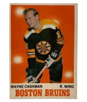 7 Wayne Cashman 1970 71 from Topps Front