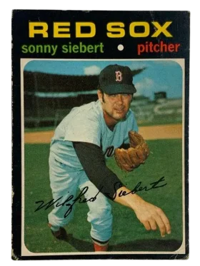 710 Sonny Siebert 1971 from Topps Front