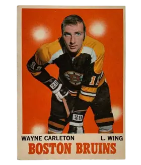 9 Wayne Carleton 1970 71 from Topps Front