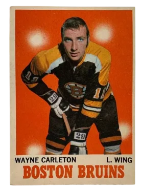 9 Wayne Carleton 1970 71 from Topps Front