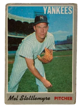 100 Mel Stottlemyre 1970 from Topps Front