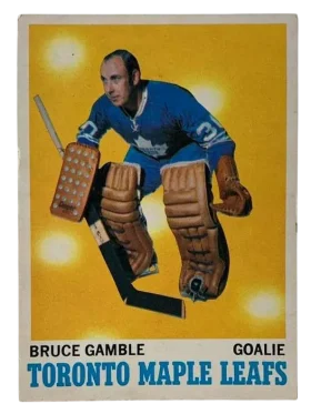 105 Bruce Gamble 1970 71 from Topps Front