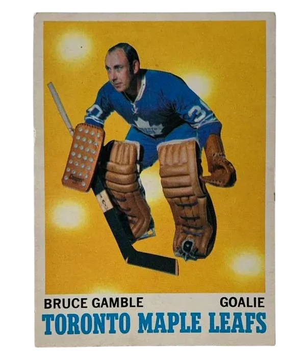 105 Bruce Gamble 1970 71 from Topps Front