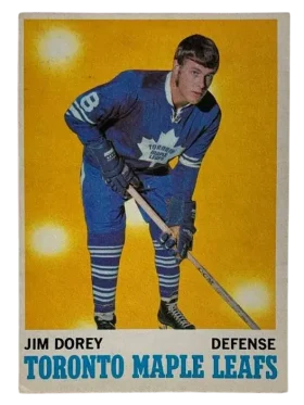 106 Jim Dorey 1970 71 from Topps Front