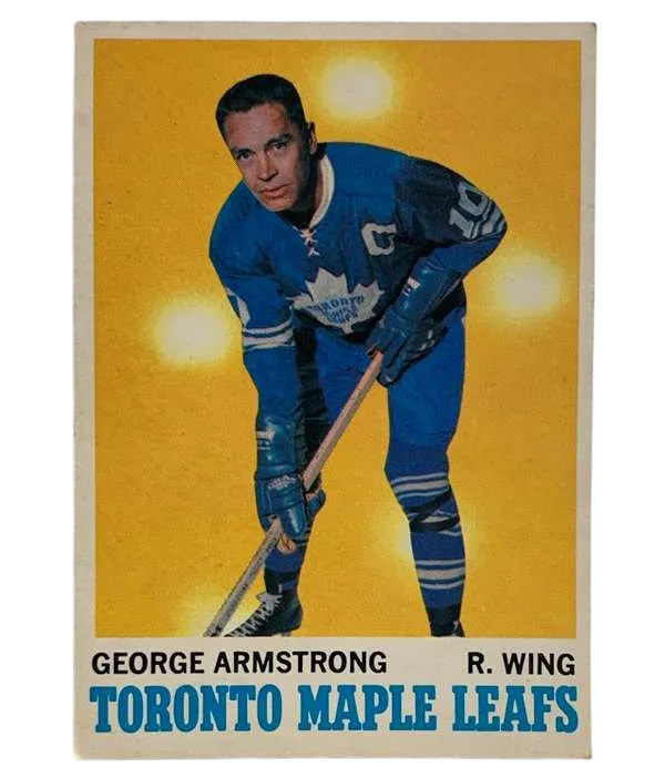 113 George Armstrong 1970 71 from Topps Front