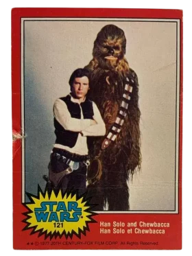121 Han Solo Chewbacca 1977 Tipps Star from Wars Front