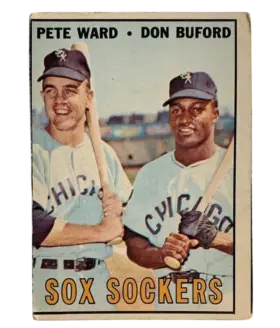 143 Sox Sockers Pete Ward Don Buford Cpc 1967 from Topps Front