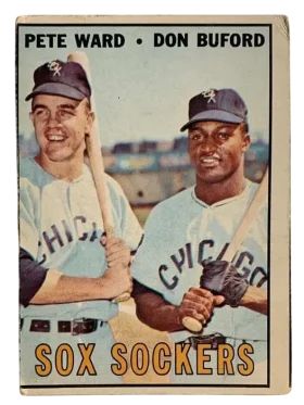 143 Sox Sockers Pete Ward Don Buford Cpc 1967 from Topps Front