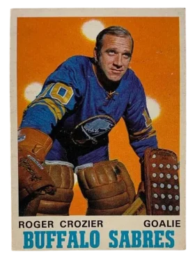 145 Roger Crozier 1970 71 O Pee Chee from Front Nm