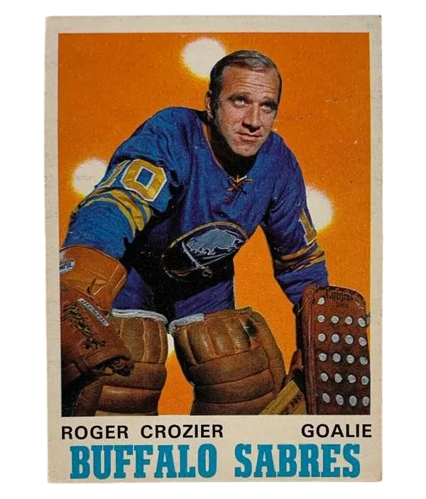 145 Roger Crozier 1970 71 O Pee Chee from Front Nm