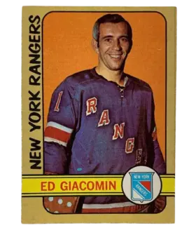165 Ed Giacomin 1972 73 from Topps Front